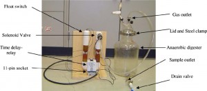 Le système de méthanisation dans sa version labo