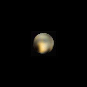 La meilleure image de Pluton a été prise par le télescope spatial Hubble. Pluton a été découverte en 1930, en 2015, elle sera visitée par la sonde New Horizons. Photo JPL/Nasa.