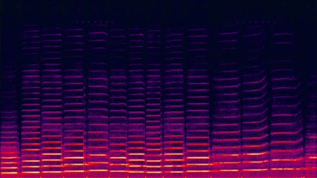Le logiciel Shazam se sert de spectrogrammes (ici, spectrogramme du son d'un violon) pour comparer et identifier des musiques (Ph. Omegatron via Wikicommons CC BY-SA 3.0).